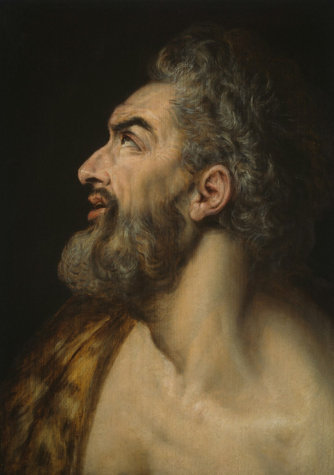 Portrait of a man with a beard